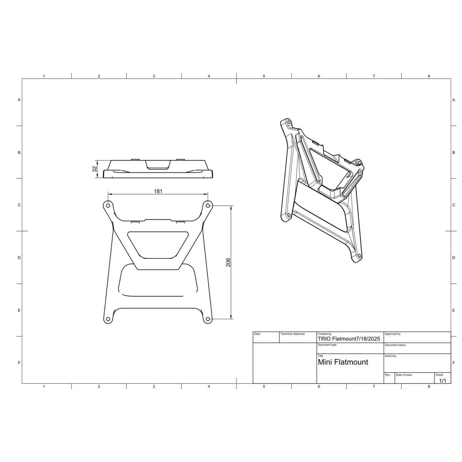 Essential Magnetic Kit - Mini Flatmount