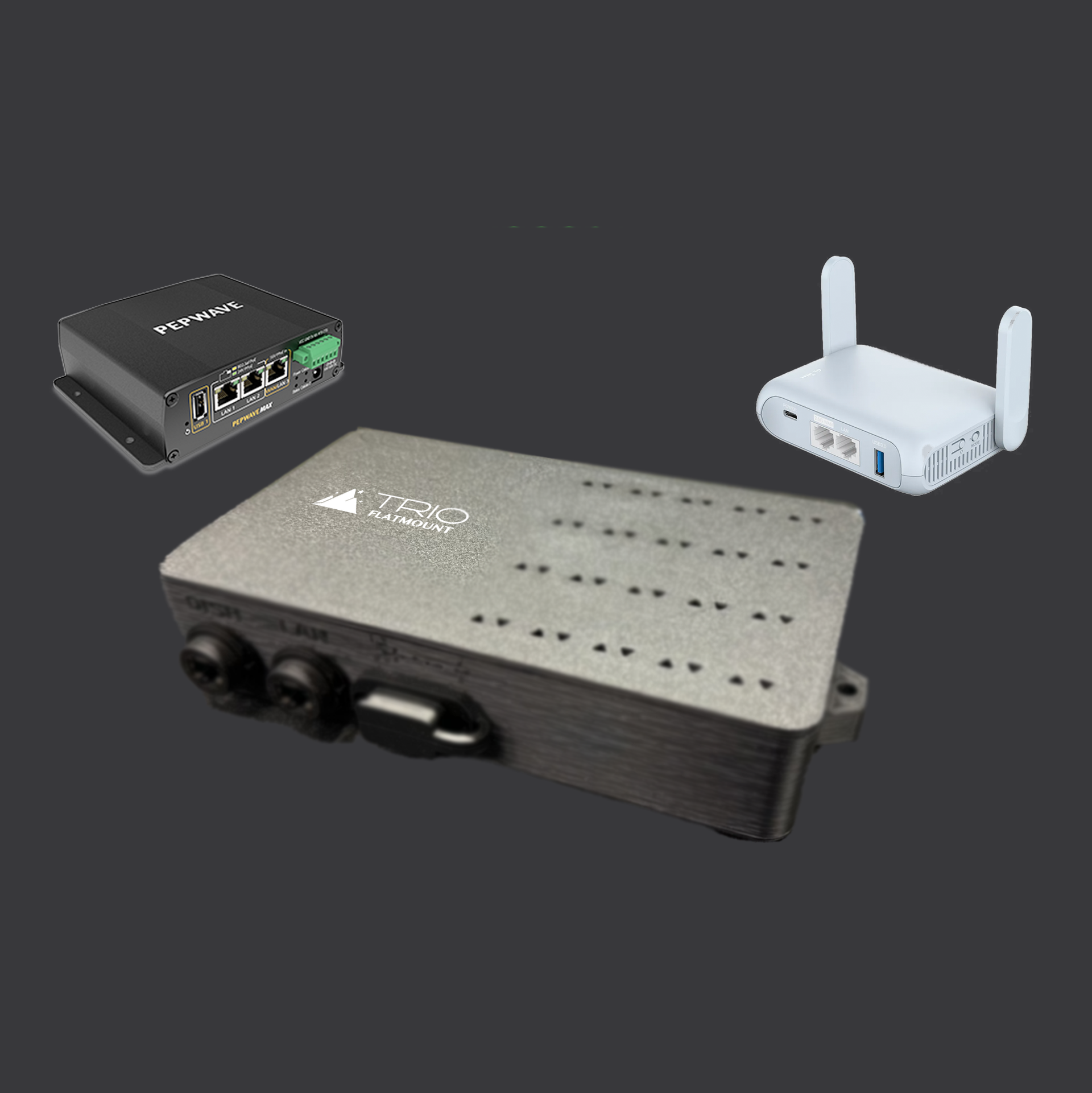Gen 3 12V Conversion Box (For Aftermarket Router) – Trio Flatmount