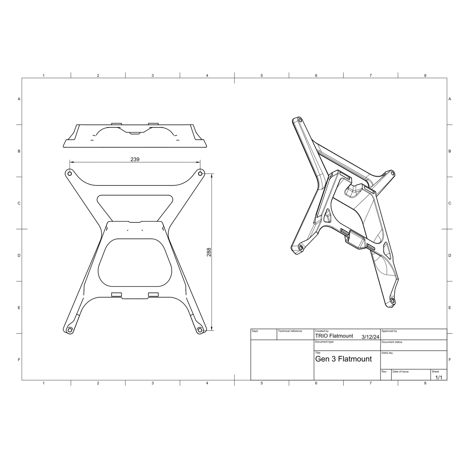 Gen 3 Standard Flatmount