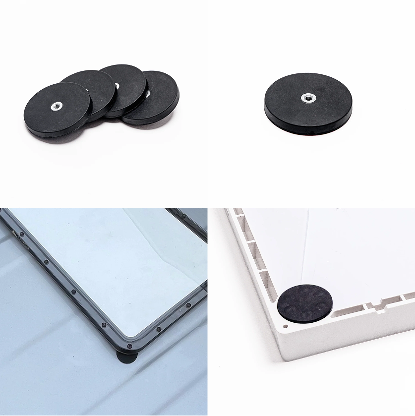 Butler Megnets Rubber Coated Magnets for Starlink Mounts | 60 lb Hold Each | Set of 4 ...