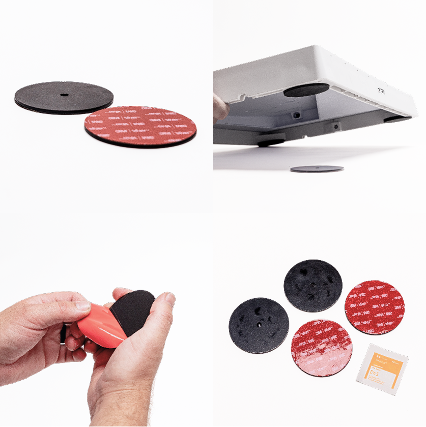 VHB Adhesive Backed Magnet Mounting Discs