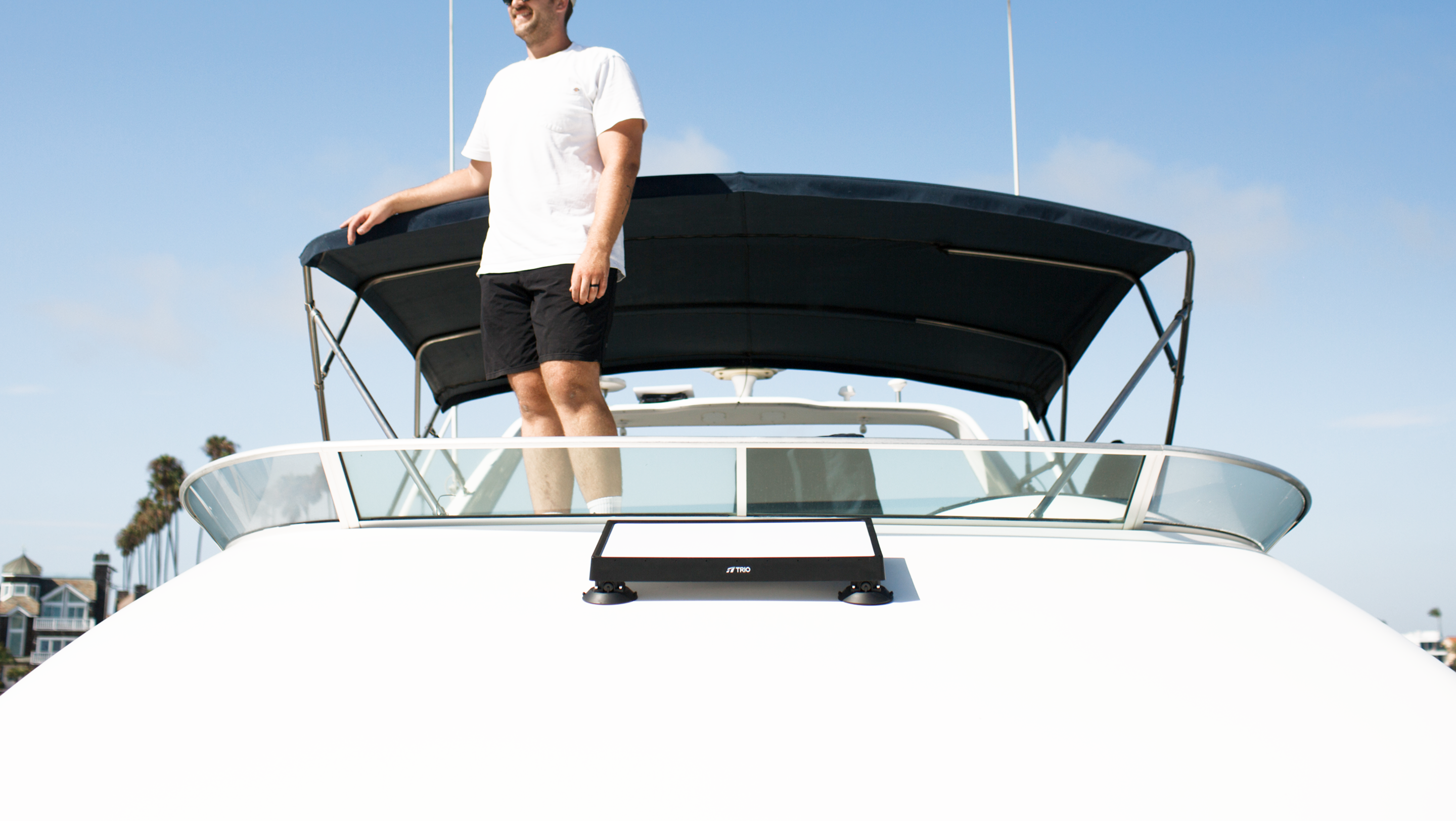 TRIO Roof Mount on boat